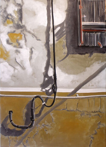 Kabelschatten | 85 x 60 cm | Acryl auf Leinwand