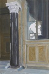 Säule u. Spiegelung, Alte Nat.Galerie, Berlin | 120 x 80 cm | Acryl auf Leinwand