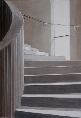 Treppe, Museum Küppersmühle, Duisburg | 100 x 70 cm | Acryl auf Leinwand