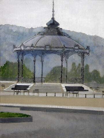 Pavillon, Valence | 60 x 45 cm | Acryl auf Leinwand