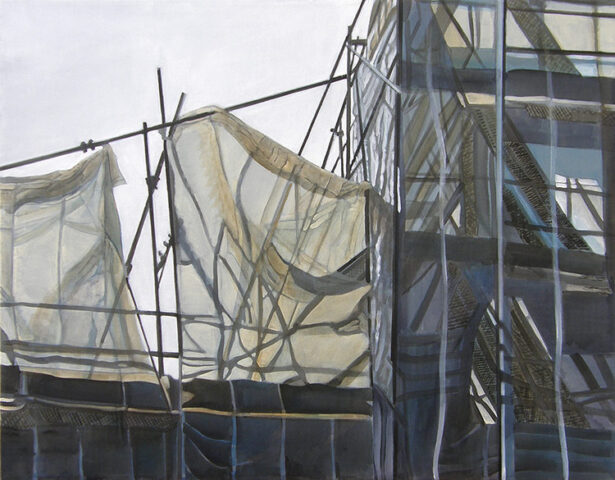 Bauplane, Zeche Zollverein, Essen | 70 x 90 cm | Acryl auf Leinwand