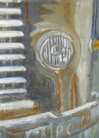 - VERKAUFT - Rost | 30 x 22 cm | Acryl auf Papier