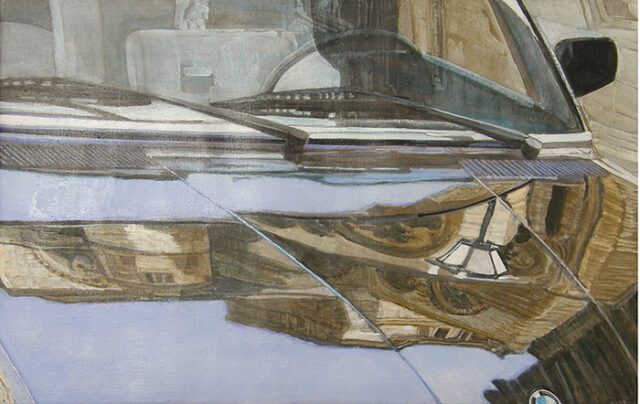 Trierer Liebfrauen - Spiegel | 75 x 120 cm | Acryl auf Leinwand