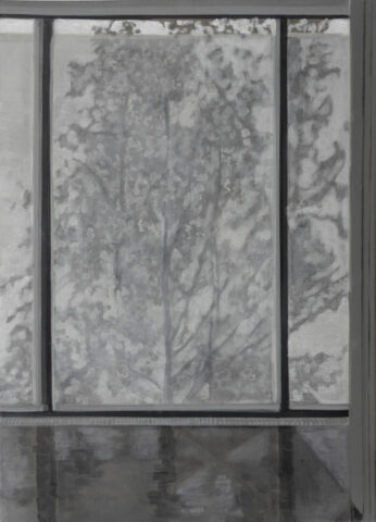 Baumschatten, Folkwangmuseum, Essen | 70 x 50 cm | Acryl auf Leinwand