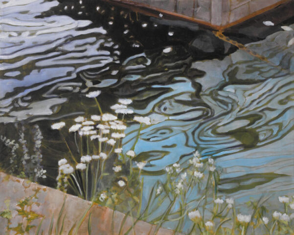 Schlierenspiegel | 65 x 80 cm | Acryl auf Leinwand