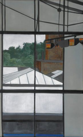 Fenster, van Abbemuseum, Eindhoven | 80 x 50 cm | Acryl auf Leinwand