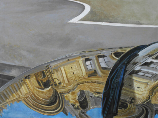 - VERKAUFT - Petit Palais - Spiegel, Paris | 75 x 100 cm | Acryl auf Leinwand