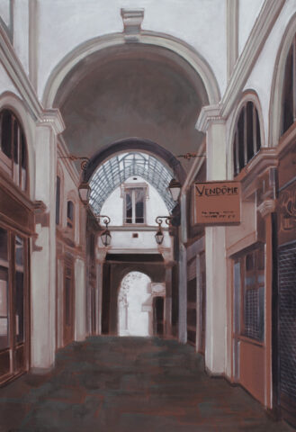 Passage Vendôme, Paris | 80 x 55 cm | Acryl auf Leinwand