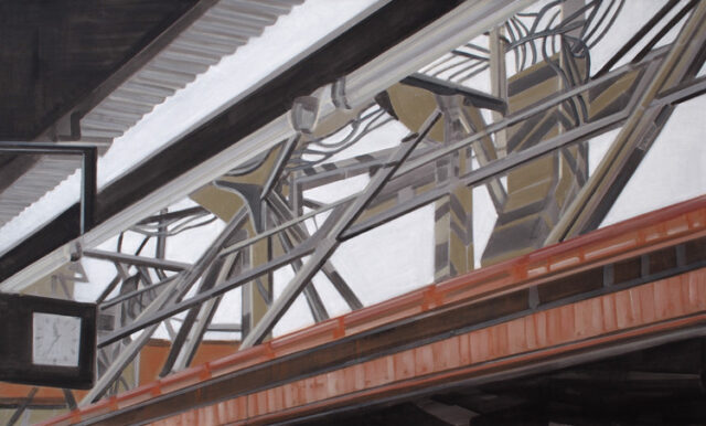 Schwebebahndetail, Wuppertal | 60 x 100 cm | Acryl auf Leinwand