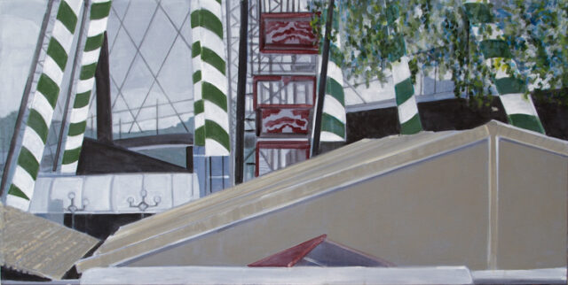 Riesenrad | 55 x 110 cm | Acryl auf Leinwand