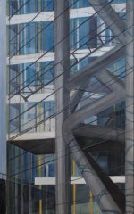 Stadttor - Detail, Düsseldorf | 130 x 80 cm | Acryl auf Leinwand
