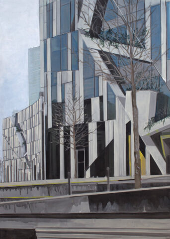 Kö-Bogen, Detail, Duesseldorf | 135 x 95 cm | Acryl auf Leinwand