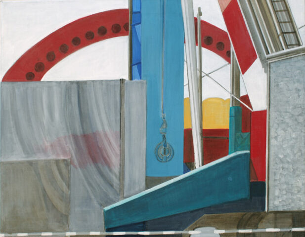 Schlafende Kirmes | 65 x 80 cm | Acryl auf Leinwand